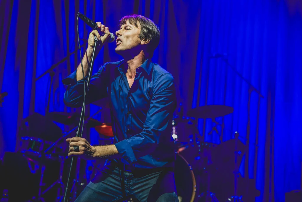Bland Creative Music Photography at London Roundhouse photographing Suede in concert with Brett Anderson