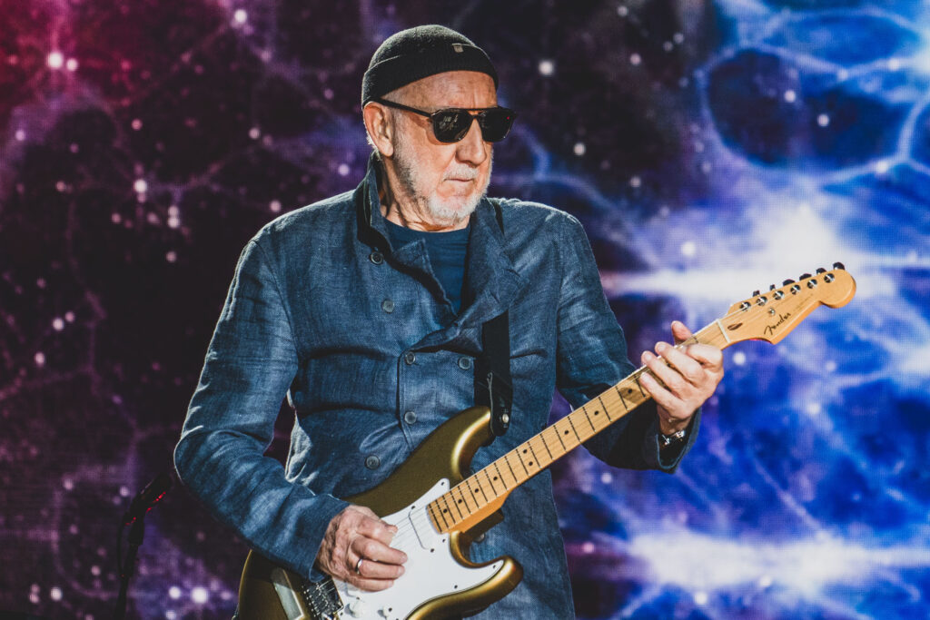 Pete Townsend of The Who headlining a concert at Sandringham, Norfolk in 2023 - Norwich Music Photography by Blanc Creative