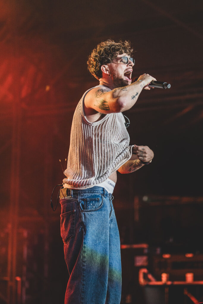 Tom Grennan Music Photography by Blanc Creative Professional Festival Photographer. Tom Brennan headlines Thetford Forest Live Concerts