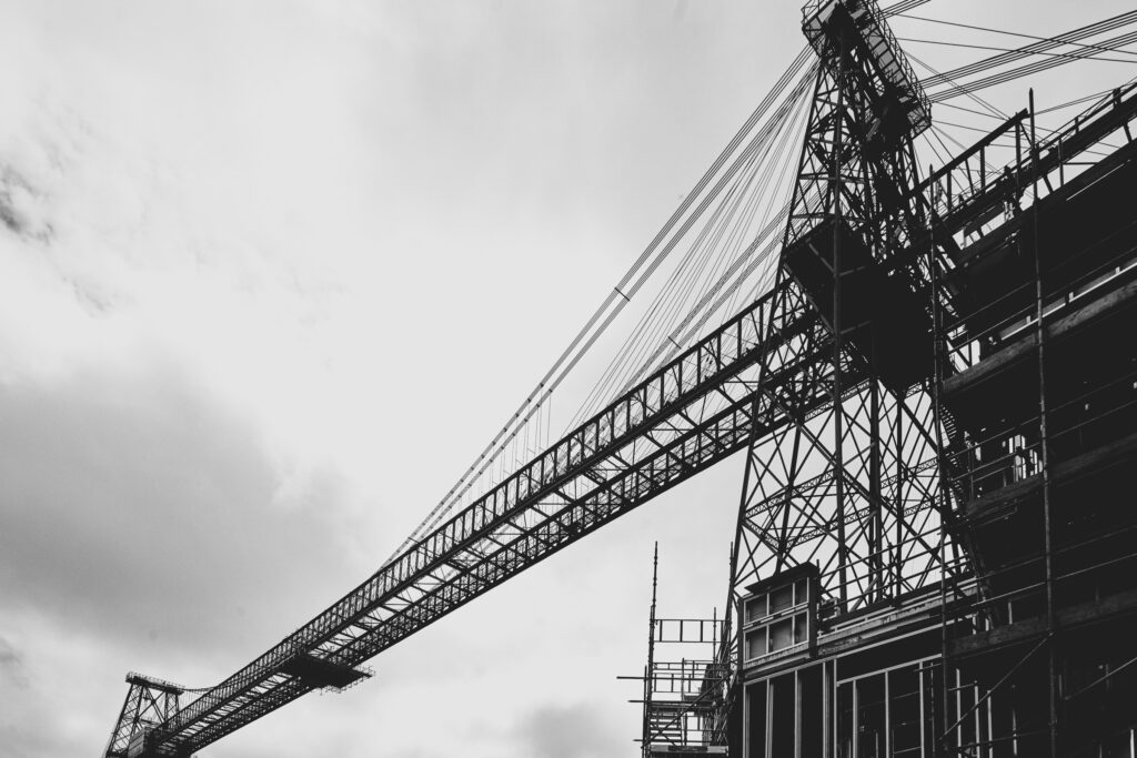 Newport Transporter Bridge by Norwich Engineering Photographer, Blanc Creative 