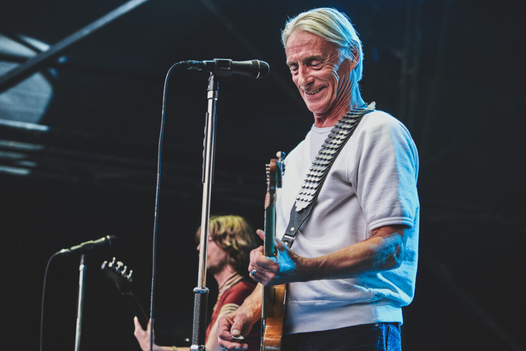 Paul Weller Photography. The Modfather headlines Forest Live 2023 at Thetford High Lodge. Commercial Photography from Blanc Creative Norwich