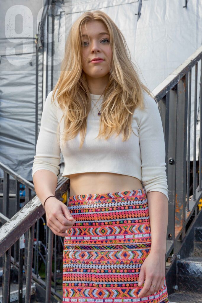 Backstage with Becky Hill during the early days of her career - Music Photography by Blanc Creative