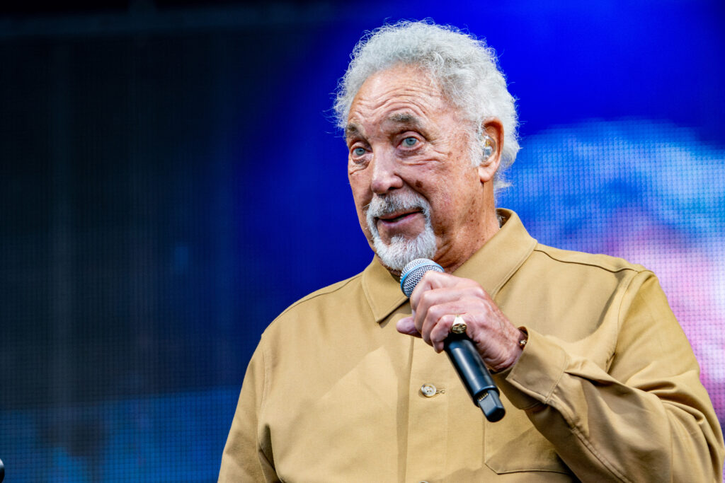 Professional Music Photography. Tom Jones in concert 2024