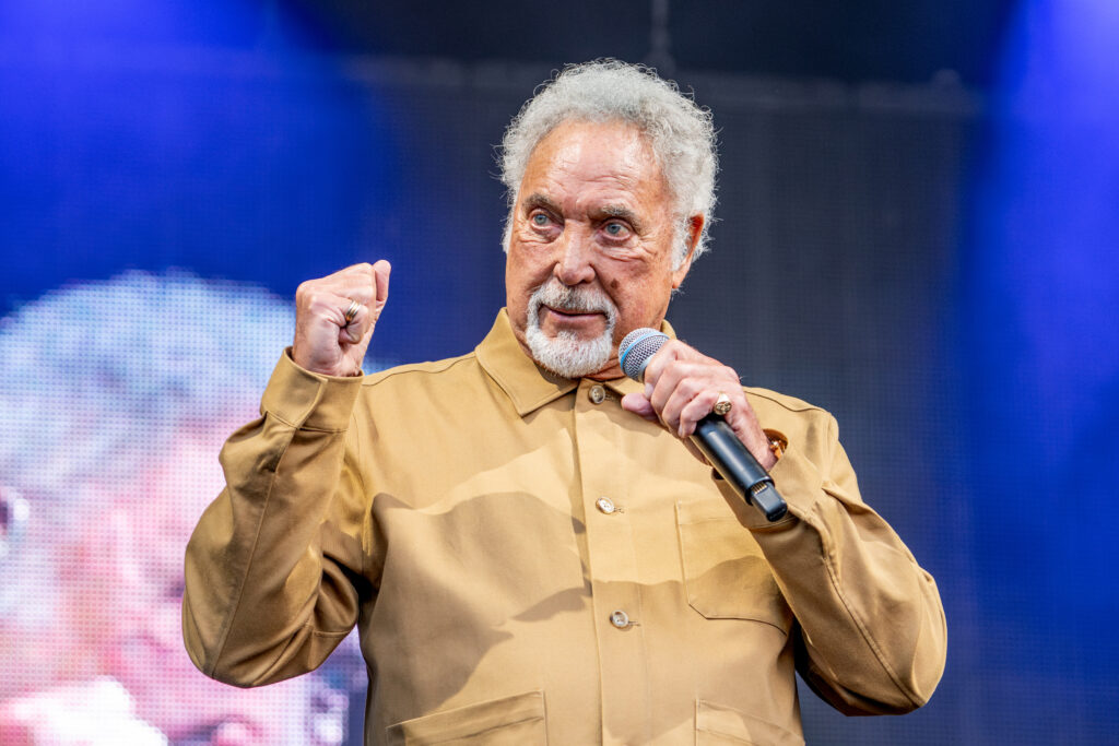 Professional Music Photography. Tom Jones in concert 2024