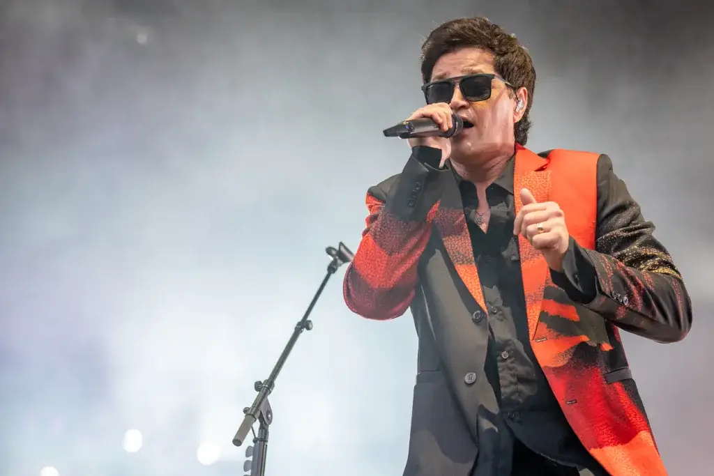 Danny O'Donoghue with The Script in concert in 2025 - Imagery by professional Music Photographer Lee Blanchflower, Blanc Creative