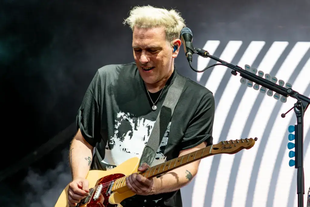 The Script on stage as part of their 2025 tour