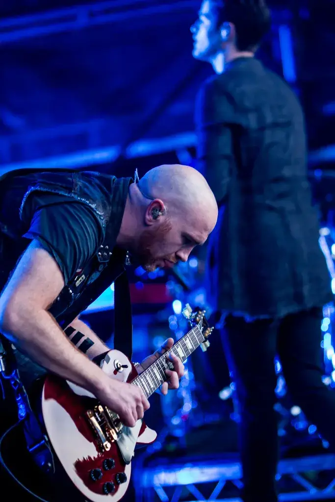 Mark Sheehan, Script Band Member performing at Forest Live - Photography, Lee Blanchflower, Blanc Creative