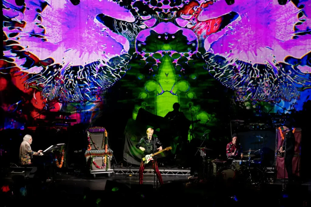 Kula Shaker on tour with Ocean Colour Scene in 2025 performing at Cambridge Corn Exchange. Photography by Lee Blanchflower, professional concert Photographer, Blanchflower Creative and Splash News