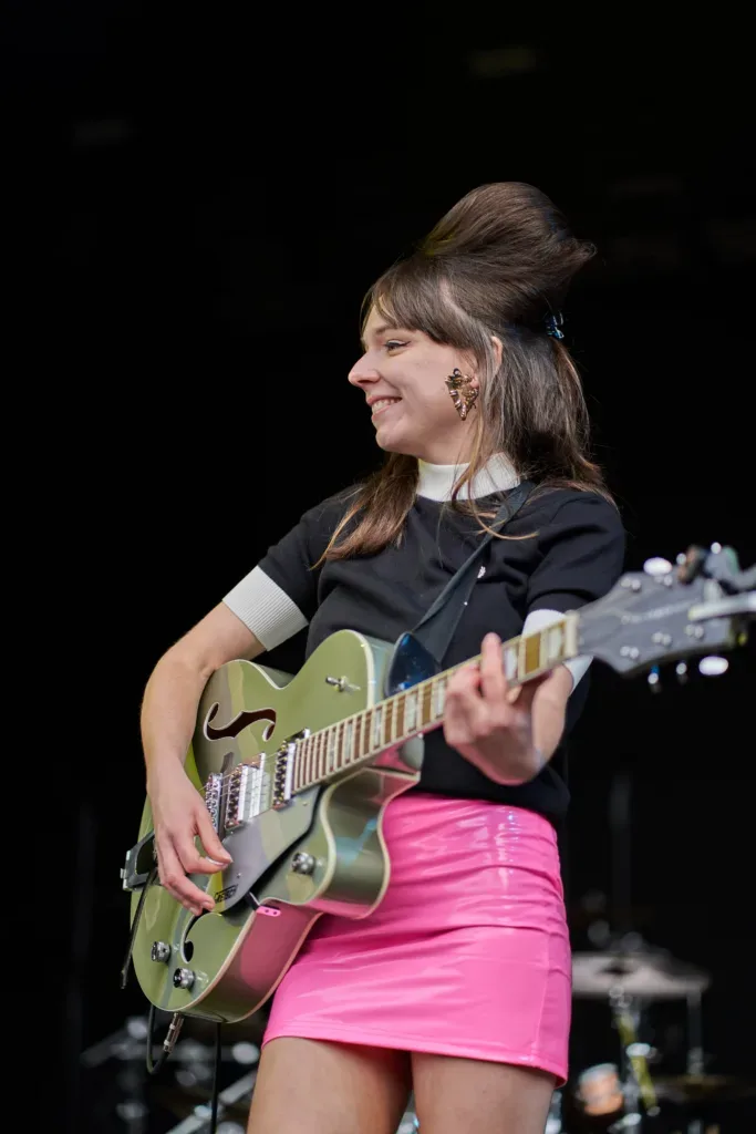 Emily Capell, the North London based singer-songwriter supporting Madness in Concert 