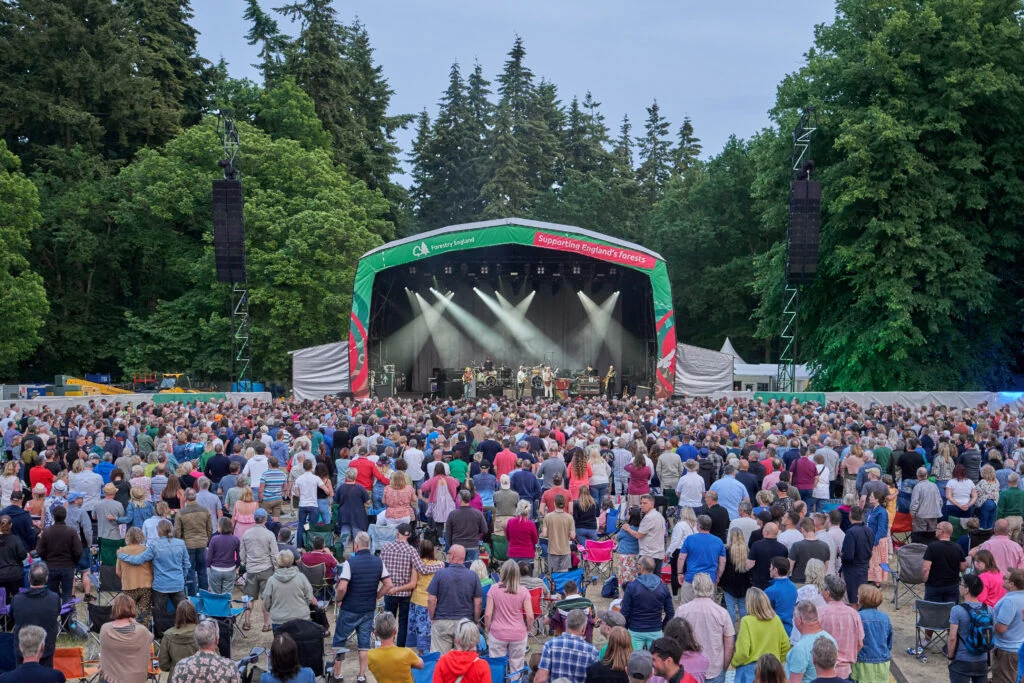Paul Weller performing at Forest Live Thetford, photographed by Blanc Creative