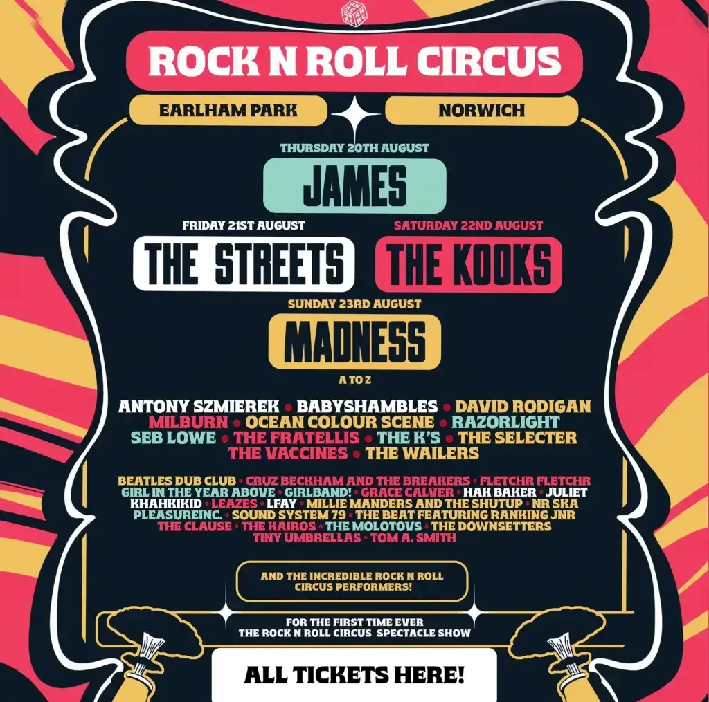 Leading Music Photographer, Lee Blanchflower of Blanc Creative at Rock N Roll Circus Festival