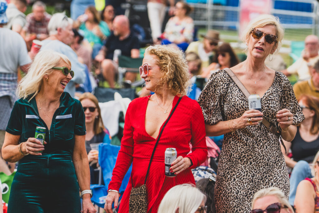 Crowd dancing at the Nile Rodgers and CHIC show, Forest Live 2026