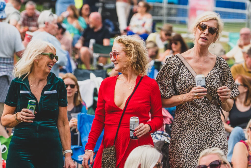 Crowd dancing at the Nile Rodgers and CHIC show, Forest Live 2026