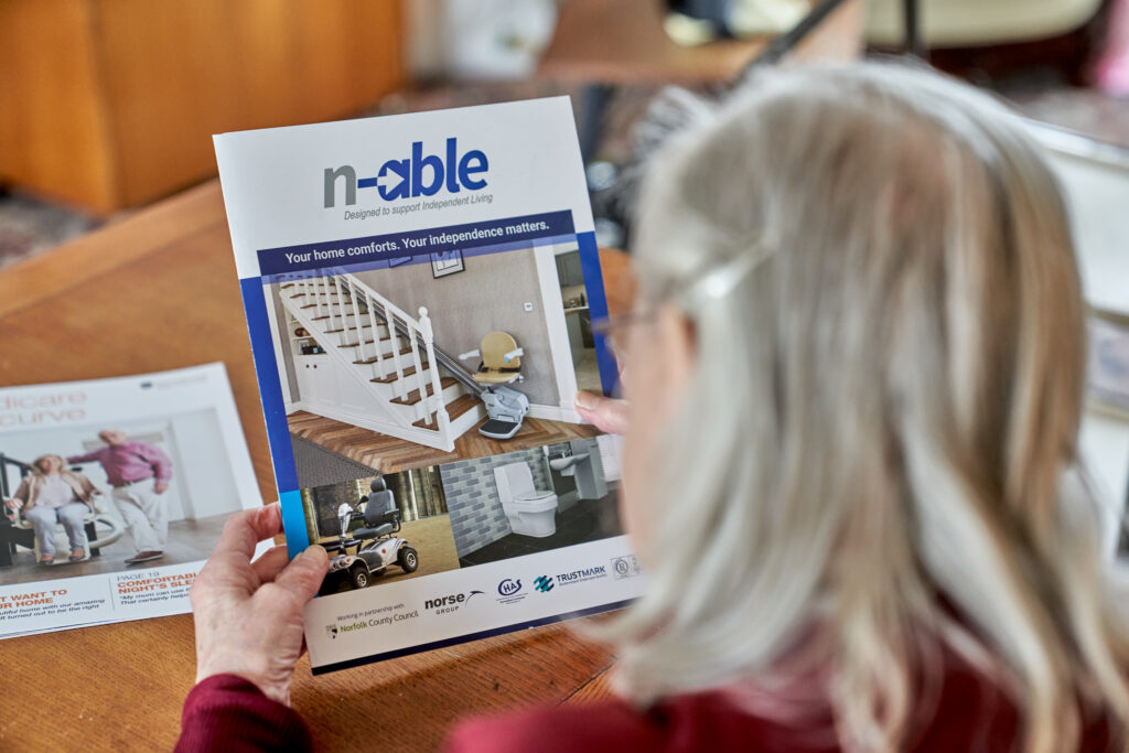 PR Photography Norfolk for n-able, part of Norse Group, keeping people independent at home. Commercial Photography Norwich by Blanc Creative