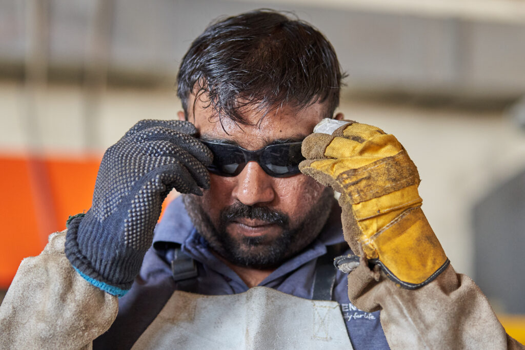 Welding and machining photographs for the manufacturing sector. Industrial Photography Norwich by Blanc Creative 