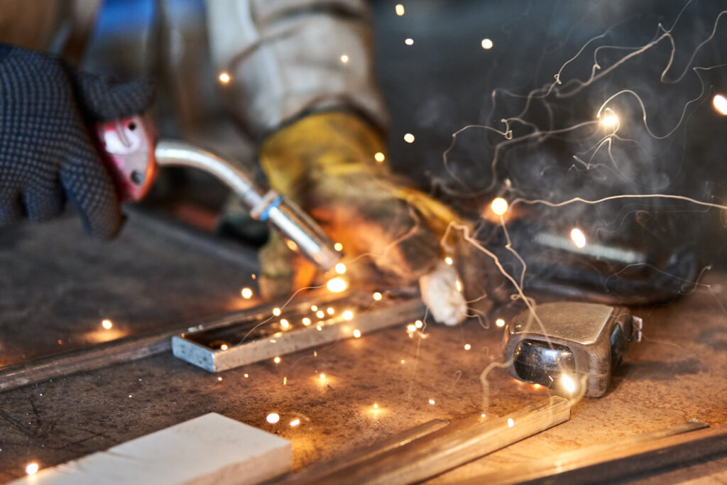 Welding and machining photographs for the manufacturing sector. Industrial Photography Norwich by Blanc Creative 