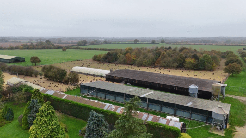 Agricultural drone photography in Norfolk. Blanc Creative professional drone operator 