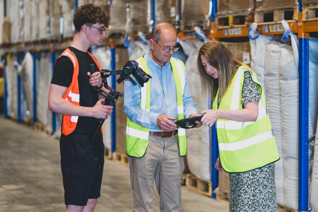 Blanc Creative Commercial Photography Norwich Video Production for Business: What Are You Paying For? A real look at the the true value of investing in a commercial video. Preparing scenes behind the scenes with St Johns Hall Storag, a commercial client in Bungay, Suffolk